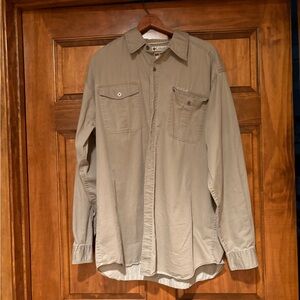 ❤️ Columbia Men’s Button Down Shirt in Khaki Color